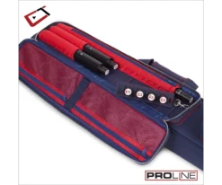 Cuetec 4x8 Navy Pro Line Pool Cue Case -Pool Cue Shop 23 ct pro line 4x8 navy 95 755 main pocket