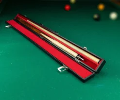 Action 1 Butt 1 Shaft Silver Clasp Box Case -Pool Cue Shop acbx01 02