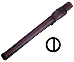 Action 1 Butt 2 Shaft Hard Case -Pool Cue Shop acrnd burgundy