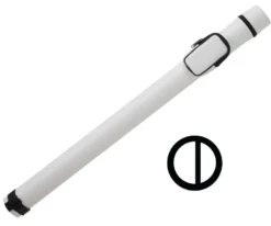 Action 1 Butt 2 Shaft Hard Case -Pool Cue Shop acrnd white