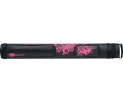 Athena Pink Tribal Rose 2 Butt 2 Shaft Hard Case -Pool Cue Shop athc01 cat
