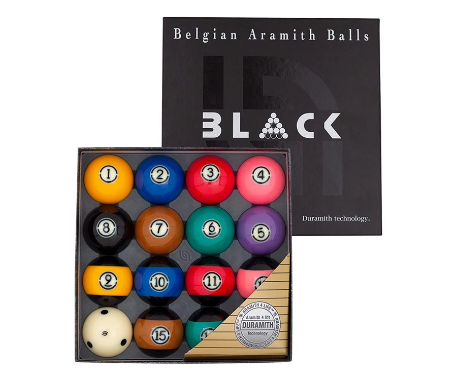 Aramith Tournament "BLACK" Pool Ball Set 4 Aramith Tournament "BLACK" Pool Ball Set - Image 2