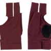 Action Deluxe Pool And Billiard Gloves BGDLX -Pool Cue Shop bgdlx burgundy 01