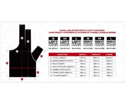 Cuetec Axis Billiards Glove -Pool Cue Shop bglct size chart 01