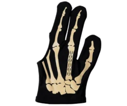 Voodoo Skeleton Pool And Billiard Gloves -Pool Cue Shop bglvod bone 01