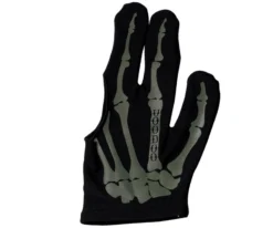 Voodoo Skeleton Pool And Billiard Gloves -Pool Cue Shop bglvod grey 01