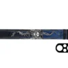 Eight Ball Mafia EBMC22J Blue Octopus 2 Butt 2 Shaft Hard Case -Pool Cue Shop ebmc22j sm