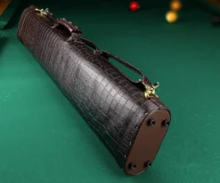Elite 2 Butt 4 Shaft Brown Leather Case -Pool Cue Shop ecc24 brown 03 2