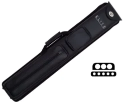 Elite Nexus 3 Butt 5 Shaft Hard Case -Pool Cue Shop ecn35 black 01 1