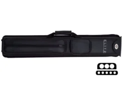 Elite Nexus 3 Butt 5 Shaft Hard Case -Pool Cue Shop ecn35 black cat 1