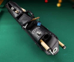 Elite Nexus Reserve 2 Butt 4 Shaft Hard Case -Pool Cue Shop ecnr24 black 01