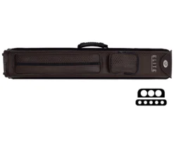 Elite Nexus Reserve 3 Butt 5 Shaft Hard Case -Pool Cue Shop ecnr35 brown cat 1