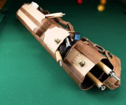 Elite 2x4 Vintage Cue Case Black -Pool Cue Shop ecv24 chestnut 01 1