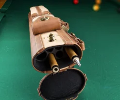 Elite 2x4 Vintage Cue Case Chestnut -Pool Cue Shop ecv24 chestnut 02