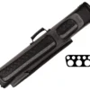 Elite 3x5 Vintage Cue Case- Black & Grey -Pool Cue Shop ecv35 grey 01