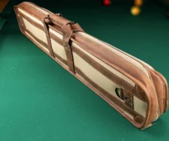 Elite 4x8 Vintage Vinyl Soft Cue Case Black -Pool Cue Shop ecvs48 chestnut 03 2