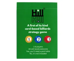 Hill Hill - A Card-Based Billiards Strategy Game -Pool Cue Shop iphh pkg 01