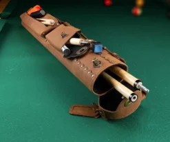 Instroke Buffalo 2 Butt 3 Shaft Leather Case -Pool Cue Shop isb23 01 1