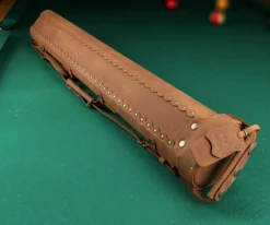 Instroke Buffalo 2 Butt 3 Shaft Leather Case -Pool Cue Shop isb23 03