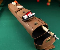 Instroke Buffalo 3 Butt 5 Shaft Leather Case -Pool Cue Shop isb35 01 1