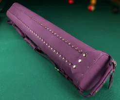 Instroke Suede 3 Butt 5 Shaft Leather Case -Pool Cue Shop isl35 purple 03
