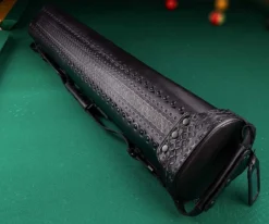 Instroke Southwest 3 Butt 7 Shaft Leather Case -Pool Cue Shop issw37 black 03