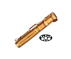 Instroke Tooled 3 Butt 7 Shaft Leather Case -Pool Cue Shop ist37 rust 01 1