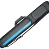 Molinari 2 Butt 4 Shaft Black/Cyan Hybrid Cue Case -Pool Cue Shop mlch24 black cyan 01