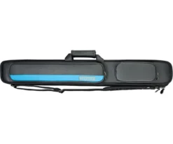 Molinari 2 Butt 4 Shaft Black/Cyan Hybrid Cue Case -Pool Cue Shop mlch24 black cyan cat