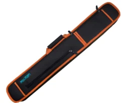 Molinari 2 Butt 4 Shaft Black/Orange Soft Cue Case 5 Molinari 2 Butt 4 Shaft Black/Orange Soft Cue Case -Pool Cue Shop mlcs24 orange 01