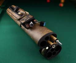 Outlaw 2 Butt 2 Shaft Wings Hard Case -Pool Cue Shop olh22 guns 01 1