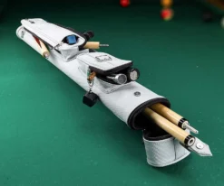 QKS Ray 2 Butt 2 Shaft Hard Case -Pool Cue Shop qks03 grey 01