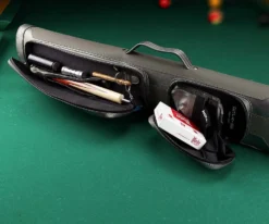 QKS Samurai 2 Butt 4 Shaft Hard Case -Pool Cue Shop qks05 grey 02