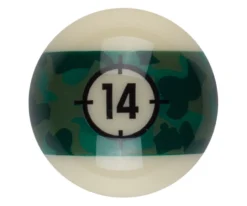 Aramith Camo Single Replacement Balls -Pool Cue Shop rbcam 14ball 01