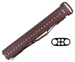 Tango Angus Burgundy 2 Butt 4 Shaft Hard Case -Pool Cue Shop taam24 burgundy 02
