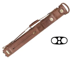 Tango Pampa Chestnut 2 Butt 2 Shaft Leather Cue Case