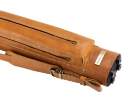 Tango Pampa Tan 2 Butt 2 Shaft Leather Cue Case -Pool Cue Shop tapm22 tan 04
