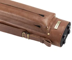 Tango Pampa Chestnut 3 Butt 5 Shaft Leather Cue Case -Pool Cue Shop tapm35 chestnut 04