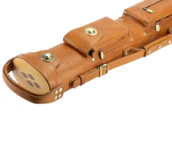 Tango Pampa Tan 3 Butt 5 Shaft Leather Cue Case -Pool Cue Shop tapm35 tan 03