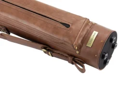 Tango Pampa Chestnut 3 Butt 6 Shaft Leather Cue Case -Pool Cue Shop tapm36 chestnut 04