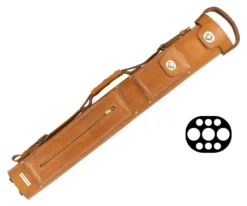 Tango Pampa Tan 3 Butt 6 Shaft Leather Cue Case