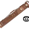 Tango Pampa Chestnut 3 Butt 7 Shaft Leather Cue Case -Pool Cue Shop tapm37 chestnut 01