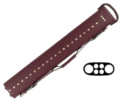 Tango Zorzal Burgundy 2 Butt 4 Shaft Hard Case -Pool Cue Shop tazm24 burgundy 02