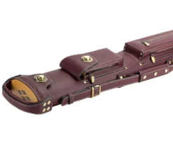 Tango Zorzal Burgundy 2 Butt 4 Shaft Hard Case -Pool Cue Shop tazm24 burgundy 03