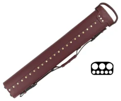 Tango Zorzal Burgundy 3 Butt 5 Shaft Hard Case -Pool Cue Shop tazm35 burgundy 02