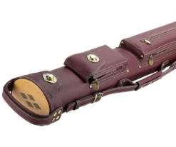 Tango Zorzal Burgundy 3 Butt 6 Shaft Hard Case -Pool Cue Shop tazm36 burgundy 03