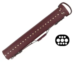Tango Zorzal Burgundy 3 Butt 7 Shaft Hard Case -Pool Cue Shop tazm37 burgundy 02