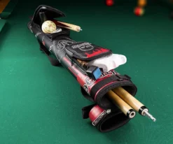 Voodoo VODC22A Bleeding Heart 2 Butt 2 Shaft Hard Case -Pool Cue Shop vodc22a 01 5
